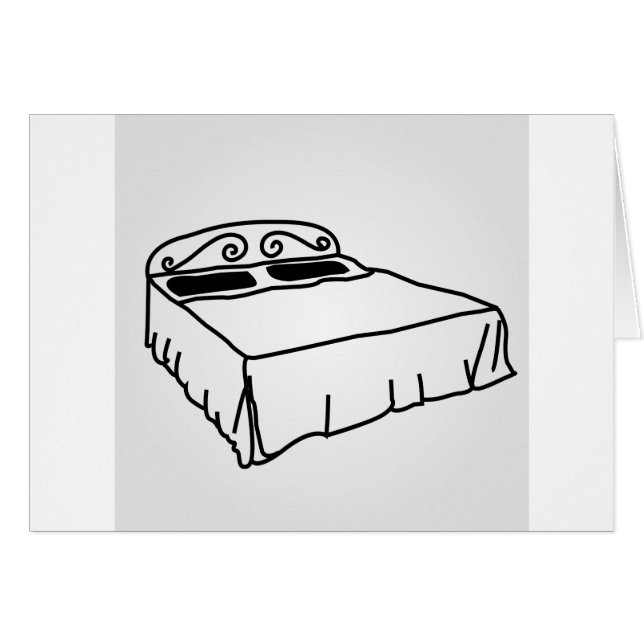 Dessin des meubles de chambre à coucher (Devant horizontal)