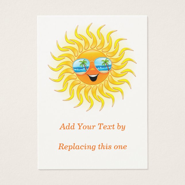 Dessin d'été avec lunettes de soleil Chubby 100 pa (Devant)