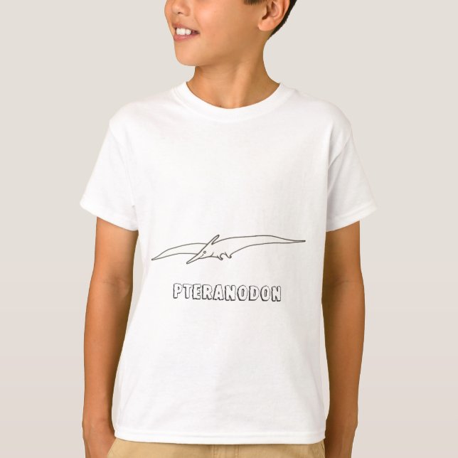 Dessin - Dinosaure de Pteranodon, tshirts (Devant)