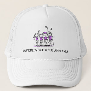 Dessin du Casquette PURPLE de la Ligue de Golf Dam