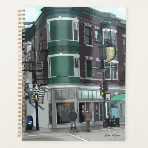 Dessin du centre de Madison, Wisconsin