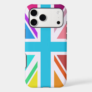 Dessin du drapeau Union Jack multicolore