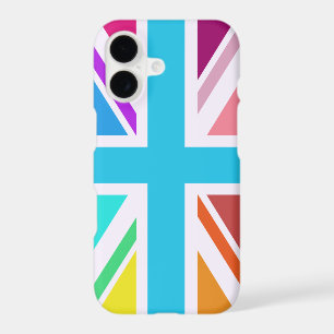Dessin du drapeau Union Jack multicolore