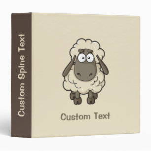 Dessin en mouton Beige 3 anneau Classeur
