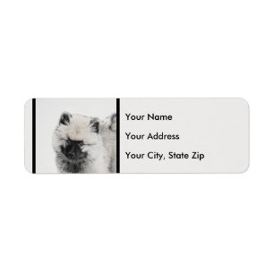 Dessin Keeshond Chiot - Joli dessin original Chien