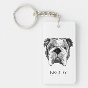 Dessin main Bulldog personnalisé