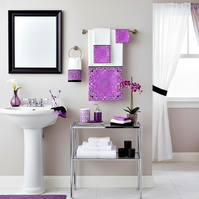 Dessin oriental violet (Créateur téléchargé)