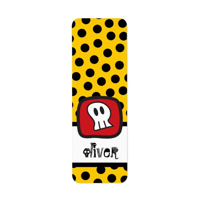 Dessin Pirate Skull & Bone Kid's Halloween Party (Devant)