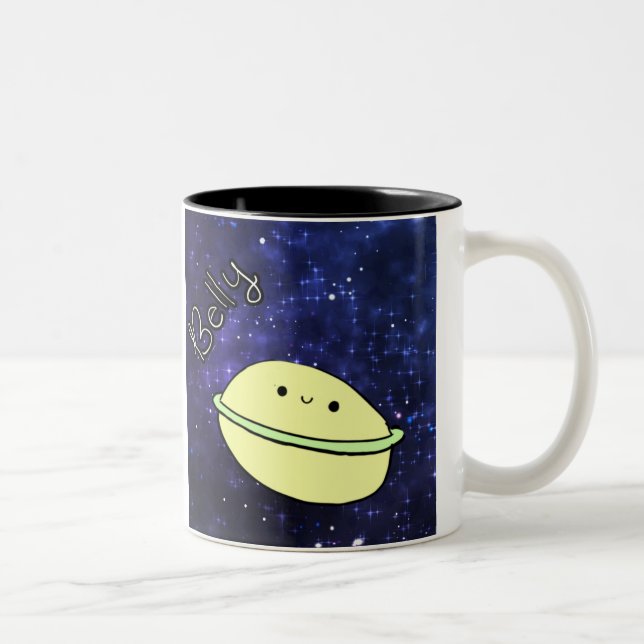 Dessin Planète Belly Mug Kawaii Planète (Droit)