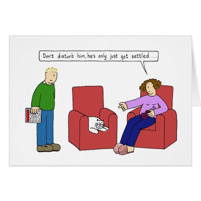 Dessin sur l'Humour de chat (Devant horizontal)