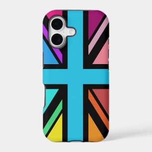 Dessin Union Jack/Flag multicolore+noir