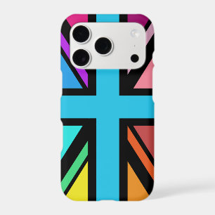 Dessin Union Jack/Flag multicolore+noir