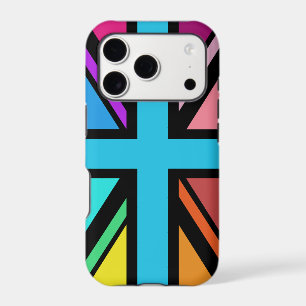 Dessin Union Jack/Flag multicolore+noir