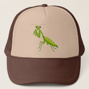Dessin vert à prier Mantis Casquettes et Casquette