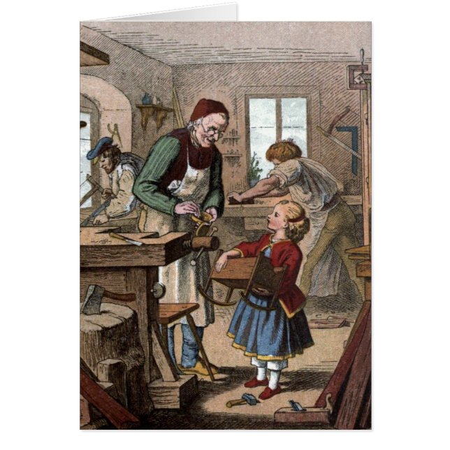 Dessin vintage : L'atelier (Devant)