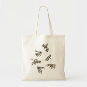 Dessins d'abeilles simples // Sac fourre-tout