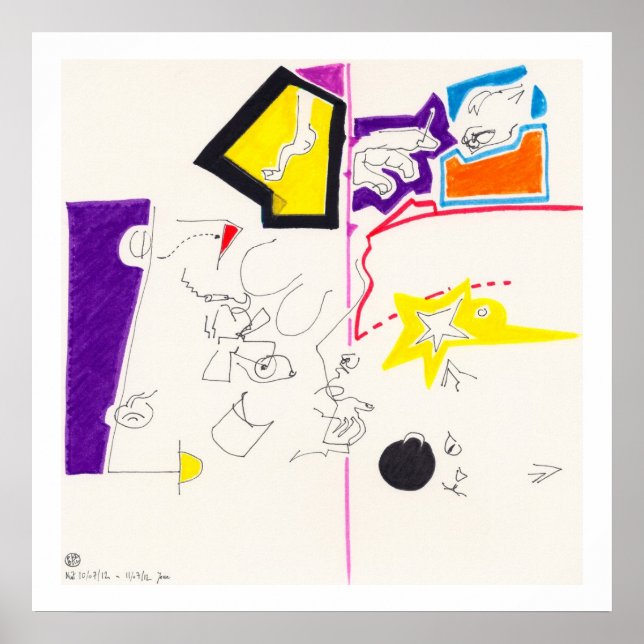 Dessins de nuit et de nuit 2 par PBaud Poster d'ar (Devant)