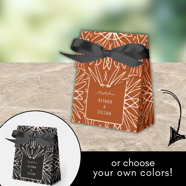 Dessins tribaux uniques Ballotins avec Bow (Créateur téléchargé)