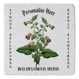 Dessous-de-plat Atropa Belladonna Herbe Poisonée Fleur Florale