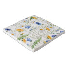 Belles Fleurs Aquarelles, Carrelage Travertine