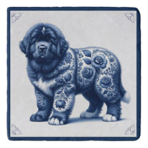 Chiots Terre-Neuve Bleu de Delft