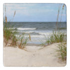 Dessous de verre en pierre de plage