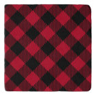 Motif de plaid de Buffalo de contrôle de rouge et