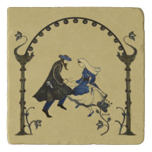 Peinture juive vintage dansant sous Chuppah