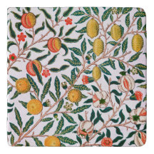 TRIVET : WILLIAM MORRIS : POMEGRANATES