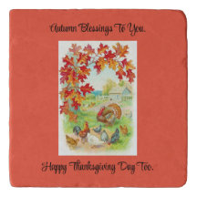 Turquie En Ferme Trivette D'Action De Grâce