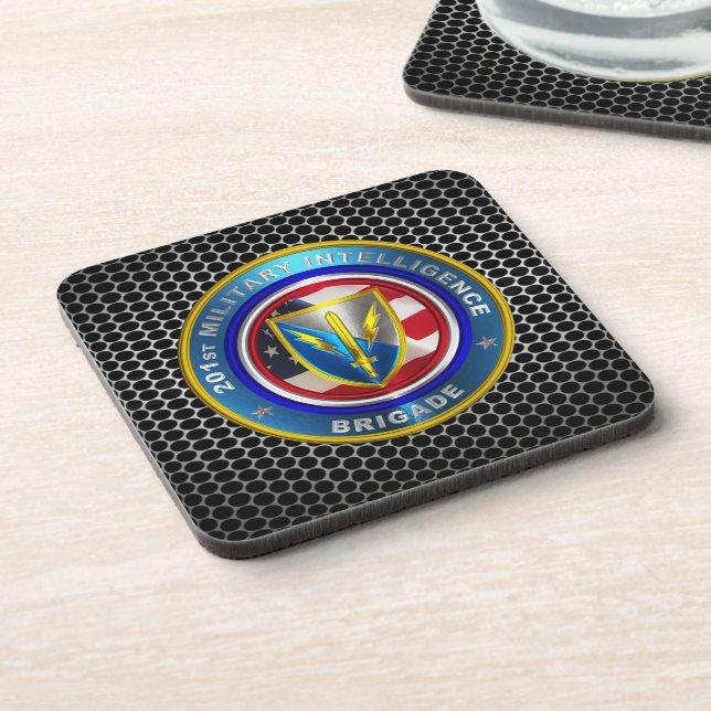Dessous-de-verre 201e Brigade de renseignement militaire expédition (Côté gauche)