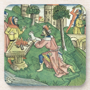 Dessous-de-verre 2 rois 16 9-16 les habitants de Damas sont pris c