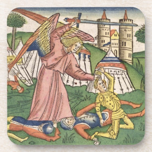 Dessous-de-verre 2 vengeance de rois 19 Dieu 35-37 sur l'Assyria,