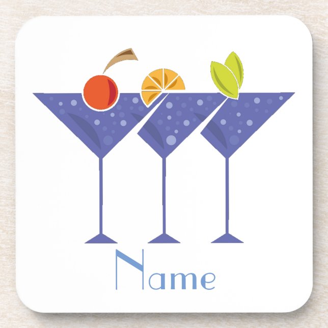 Dessous-de-verre 3 cocktails Martini Thunder_Cove (Devant)