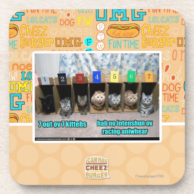 Dessous-de-verre 7 kittehs d'OV 7 (Devant)