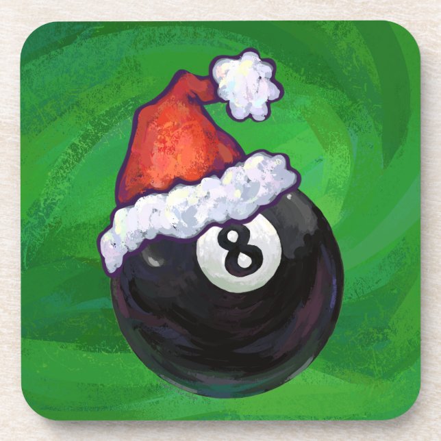 Dessous-de-verre 8 Bal Christmas Green (Devant)