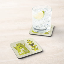 Dessous de verre À Café Du Milieu Du Siècle
