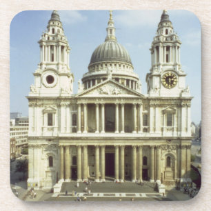 Dessous-de-verre À l'ouest avant de la cathédrale de St Paul, con