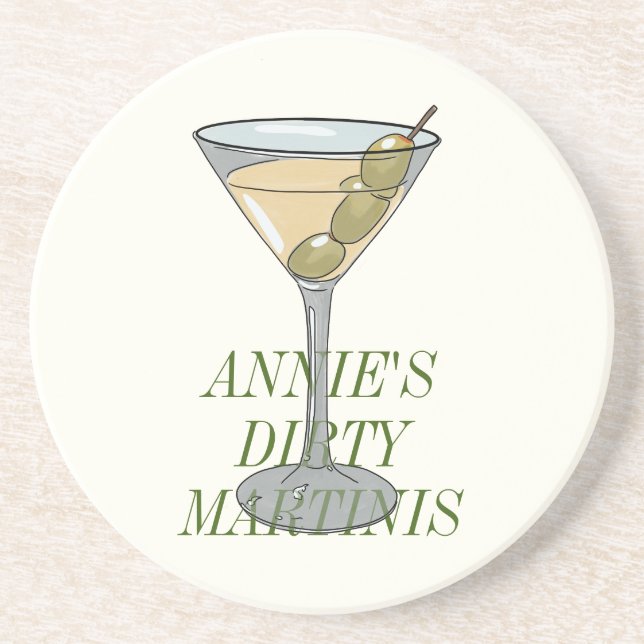 Dessous de verre à martini (Devant)