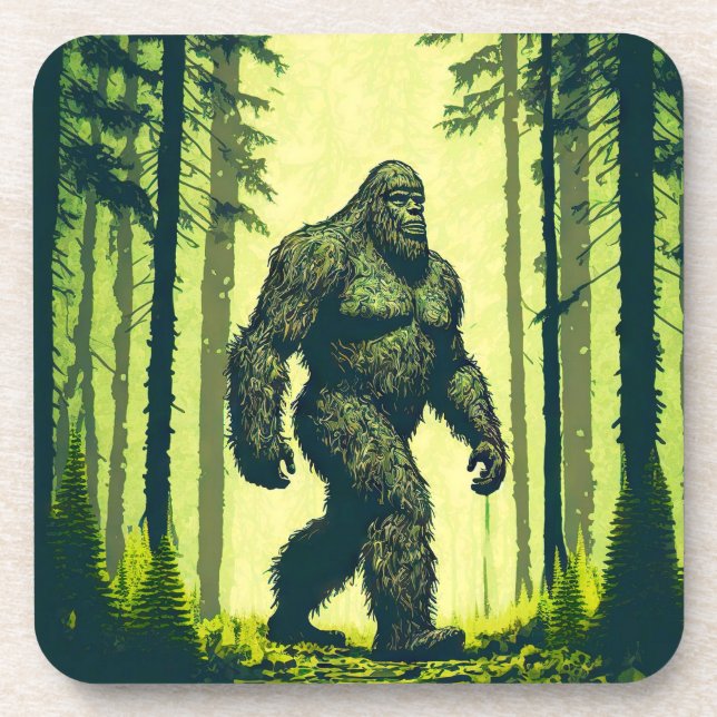 Dessous-de-verre À Pied Pour Une Promenade En Forêt (Devant)