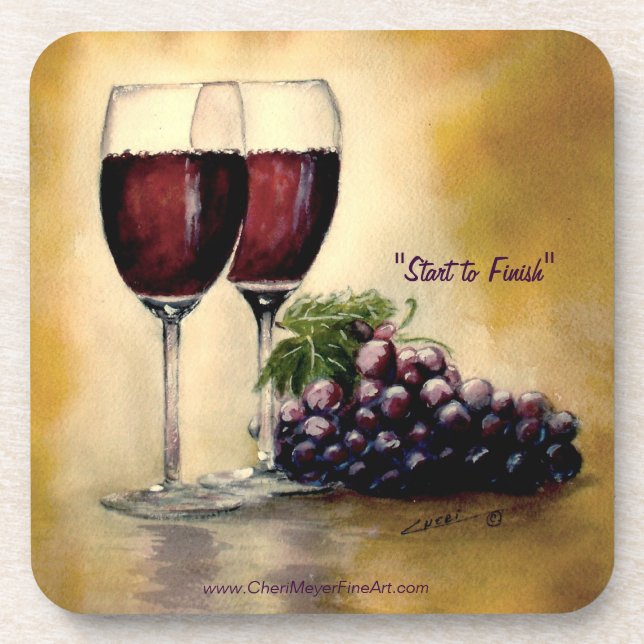 Dessous de verre à vin (Devant)