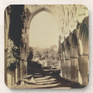 Dessous-de-verre Abbaye de Rievaulx, North Yorkshire, 1854 (photo