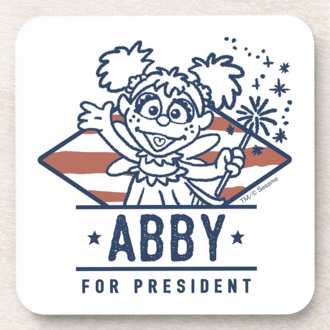 Dessous-de-verre Abby Pour Président (Devant)