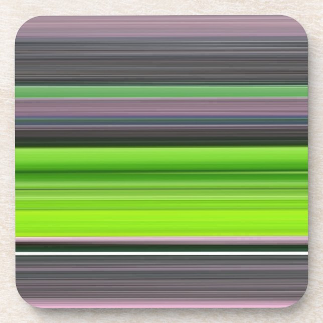 Dessous-de-verre Abstract #1: Lime and grey (Devant)