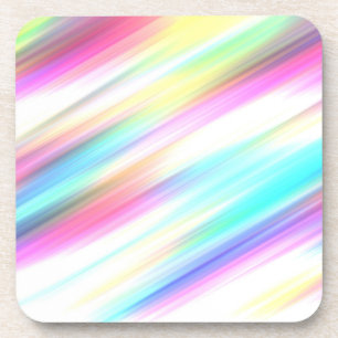 dessous de verre abstrait arc-en-ciel
