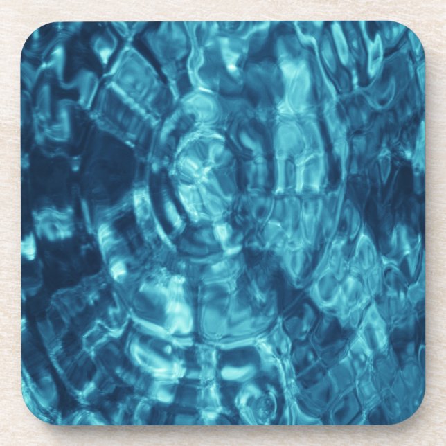 Dessous-de-verre Abstrait bleu (Devant)