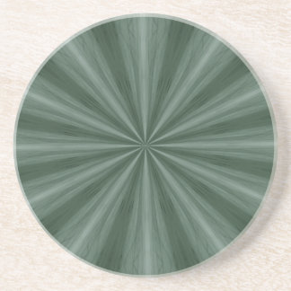 Dessous de verre abstraits verts de starburst