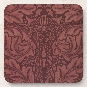Dessous-de-verre Acanthus de William Morris, Vintage textile floral