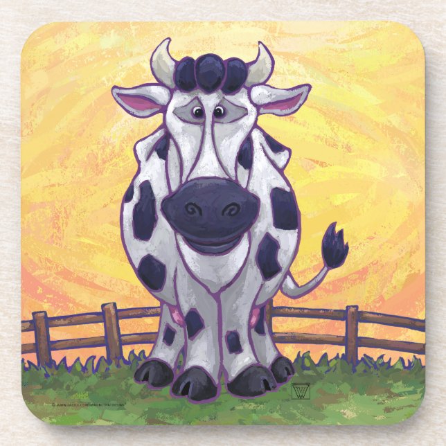 Dessous-de-verre Accessoires Cuisine Cute Cow (Devant)