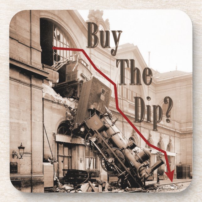 Dessous-de-verre Acheter L'Humour Du Marché Stock Dip (Devant)
